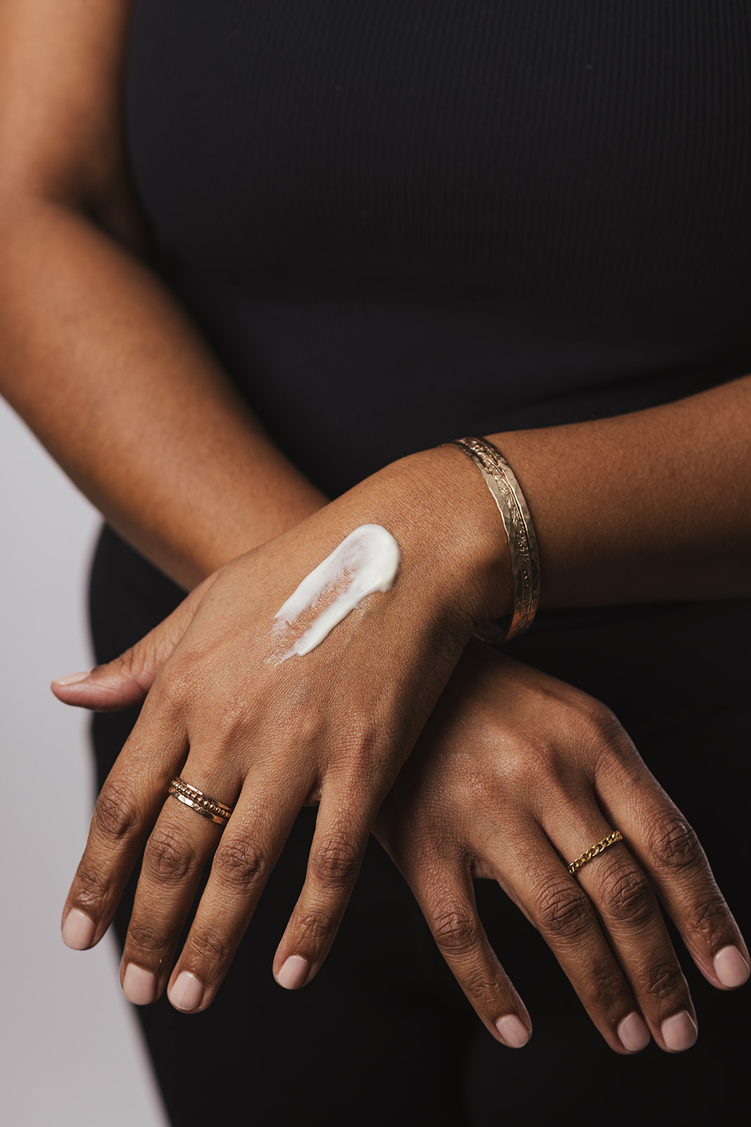 Brahmi Skincare Whistler Divine Rose Face Cream Lily Hands Smear