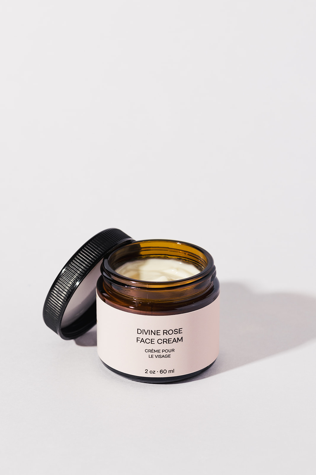 Brahmi Skincare Whistler Divine Rose Face Cream Open Lid