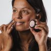 Brahmi Skincare Whistler Divine Rose Lip Plumping Balm Lily Application