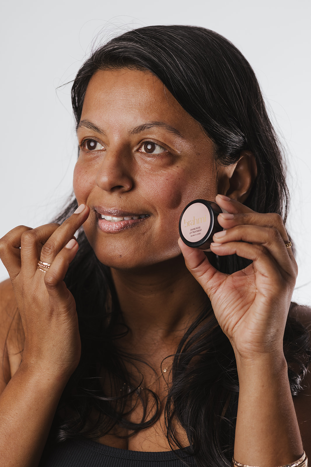 Brahmi Skincare Whistler Divine Rose Lip Plumping Balm Lily Application Brahmi Skincare Whistler Divine Rose Lip Plumping Balm Lily Application